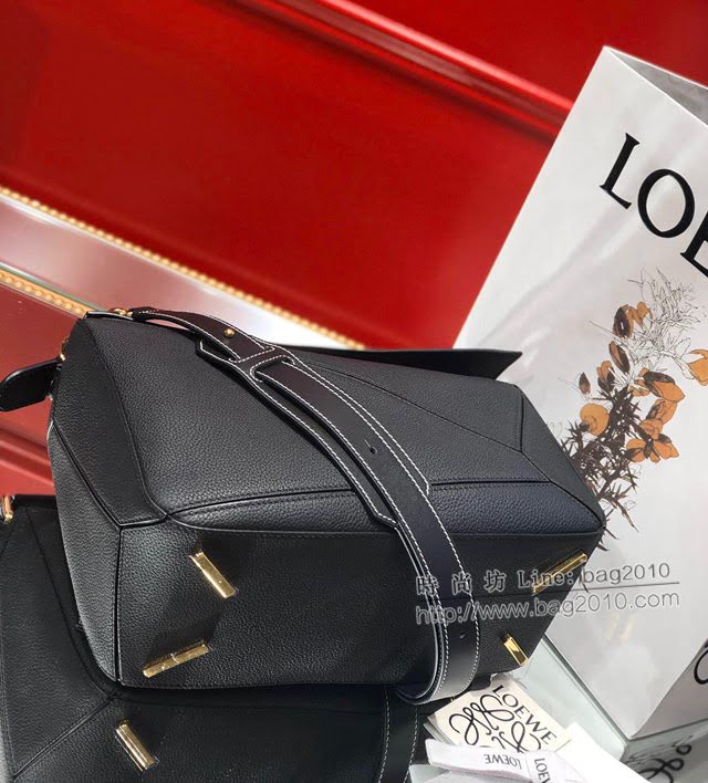 LOEWE經典爆款包包 羅意威中號Puzzle幾何拼接手提斜挎包 10171  tcl1152